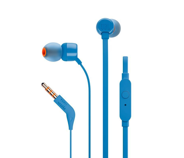 JBL T110 Niebieskie - 363607 - zdjęcie 2